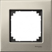 Рамка универсальная Schneider Electric Merten M-Elegance 1-м. металл титан  картинка